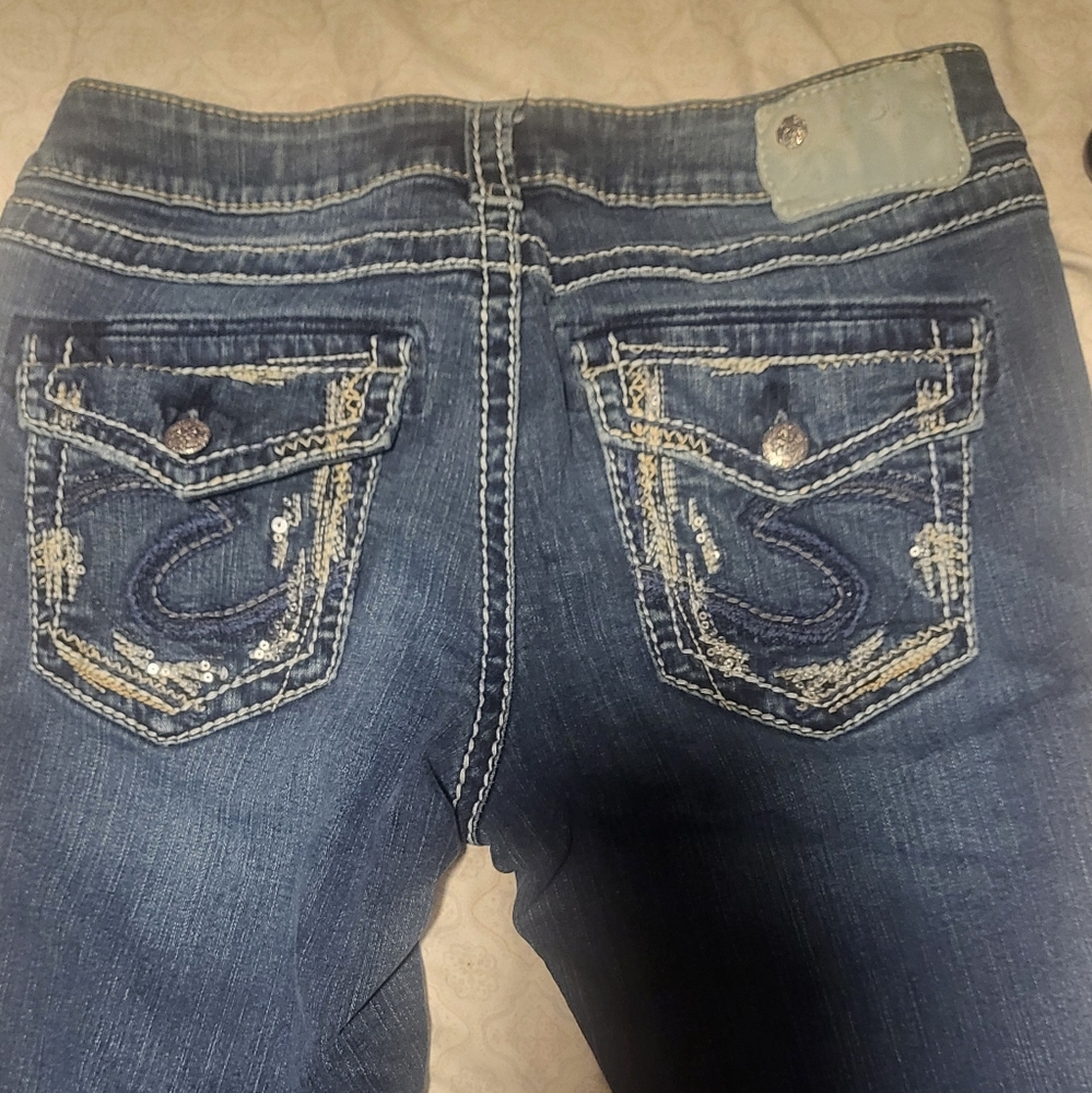 Silver jeans